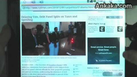 Android Tablet - aPad A8 Unboxing Android2.2, MID, Flash10.1, 8" Touch Screen, 1 GHz  ARM CPU, 1080P