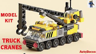 1 HOUR BUILD LEGO TRUCK CRANES | SELF - PROPELLED CRANES ! TIME LASPE VIDEO !