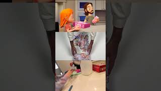 ADLEY transforms into a BABY!!  morning routine turns into a DiSASTER!! Dad gives adley BABY PUFFS!!