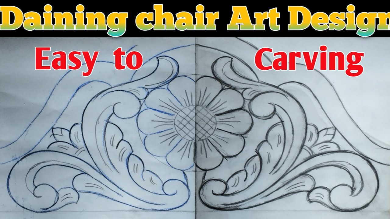 Daining Chair Farma Art // Easy To Carving // Sunil Wood Carving