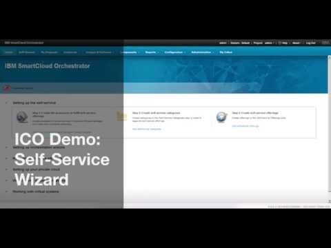 Using the Self Service Wizard in IBM Cloud Orchestrator