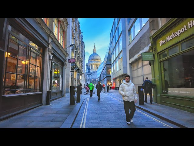 London Spring Sunset Walk 2024 🌸 London Bridge Station to the City of London and the West End [4K]