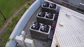 Victoria Park Pool Upgrade: FPV Drone Showcase of EvoHeat CS-i Heat Pumps