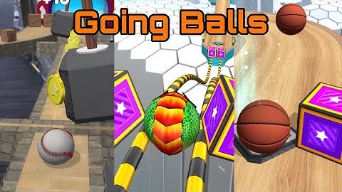 Going Balls Heroes | Gameplay Walkthrough | Races, Portal Run, Wheel | ASMR | LEVEL 297