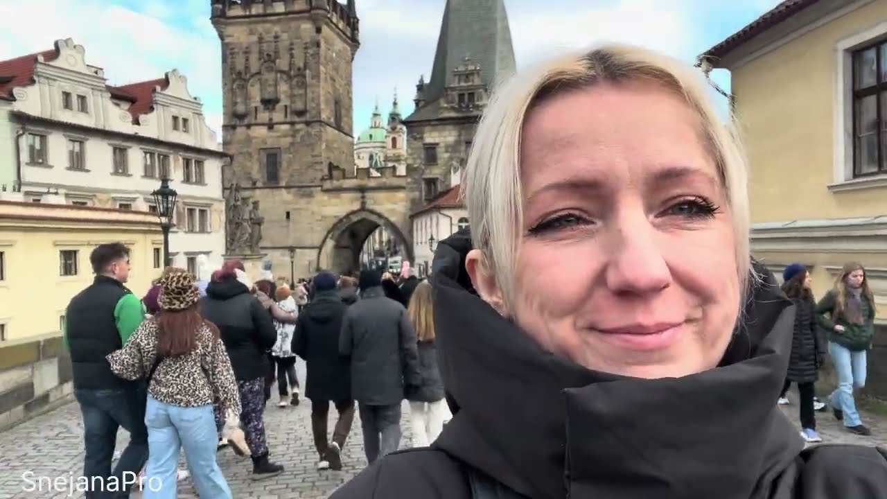 Украинцы в Праге. Пражский Град . Prager Burg. Wachablösung .Prag zu Weihnachten.