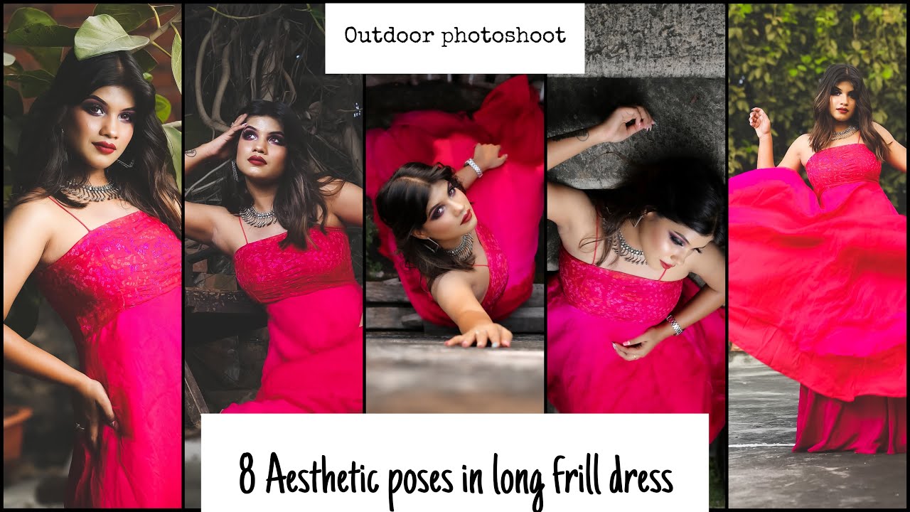 Dramatic Pink Long Dress Pose Idea for Lifestyle Photoshoot | Pink long  dress, Creative photoshoot ideas, Photoshoot