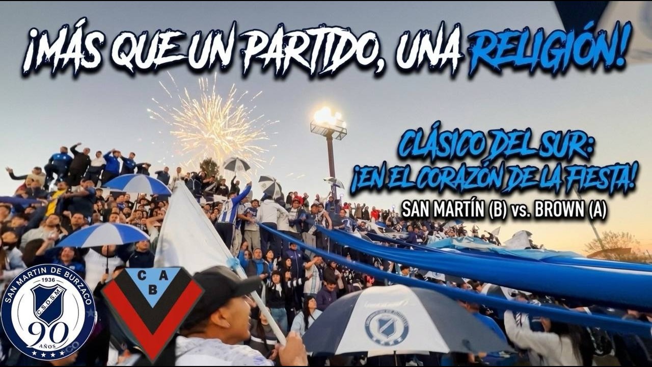 CLÁSICO DEL SUR: Fiesta total por los 90 años! San Martín de Burzaco vs ...