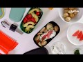Video: Lunchbox To Go pesca/nero Lékué