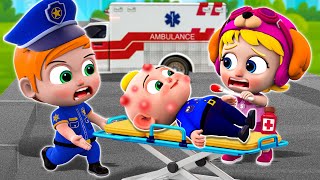 Clusy Police Officer 👮 | Funny Baby Police Stories |  More✨ Nursery Rhymes For Kids