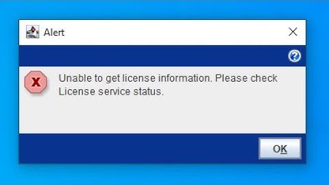 CCT Unable to get license information error and how to fix it