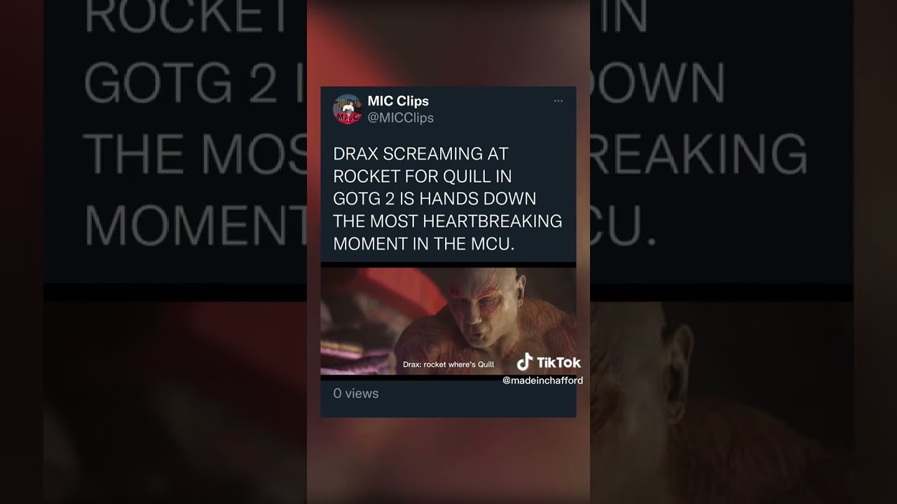 Such an underrated scene, Yondu was saddest death in marvel. 