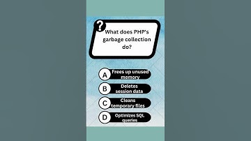 What does PHP garbage collection do??#techshorts #codingshorts #php #trandingshorts #trandingsong