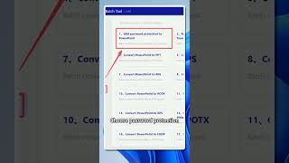 Batch add open passwords to PowerPoint files