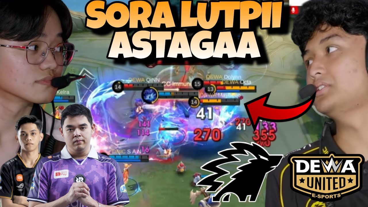 ASTAGAAA LUTPIIII SORAANYAAA GELOOOO !! EMANG BEDA INI TEAM !! ONIC VS DEWA MATCH 2 - MPL S17