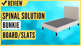 Spinal Solution Wood Split Bunkie Board/Slats Review