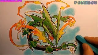 Hướng Dẫn Vẽ Mega Rayquaza Pokemon Huyền Thoại Chúa Tể Của Bầu Trời -  Youtube