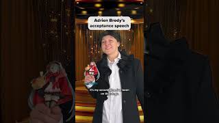 Adrien Brody's Acceptance Speech