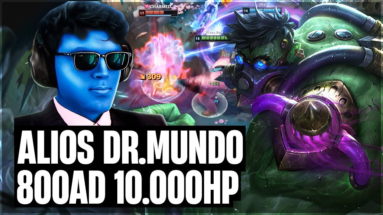 ALIOS VÀ CON DR.MUNDO 800AD HƠN 10K MÁU DÍ CẢ TEAM ĐỊCH CHẠY TÁN LOẠN ...