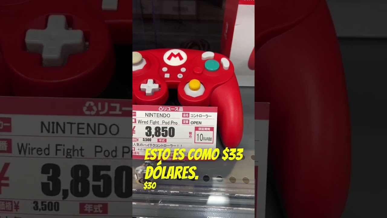 NINTENDO SWITCH PRO CONTROLLER EN HARD OFF AKIHABARA - YouTube
