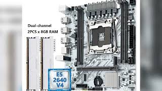 A must-have product #MACHINIST White X99 Motherboard kit set Optiona Xeon E5 2640 V4 LGA 2011-3 CP
