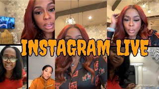 Toya Calls Dr Heavenly Out For Question Her Marriage | Phaedra, Dr Heavenly, Toya  Instagram Live