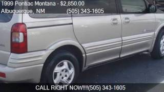 1999 Pontiac Montana Base 3dr Mini Van for sale in Albuquerq