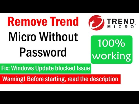 Uninstall Trend Micro Officescan Without Password | Remove Trend Micro Officescan Without Password