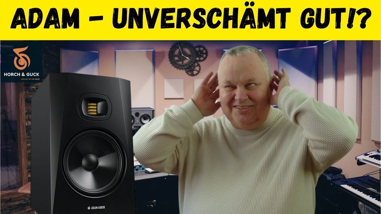 Adam Audio T8V – Nahfeldmonitor aus Berlin im Test mit Jürgen Beer!
