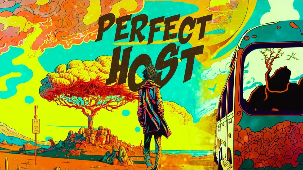 The Violet Mine - Perfect Host (Lyric Video, Psychedelic Version)