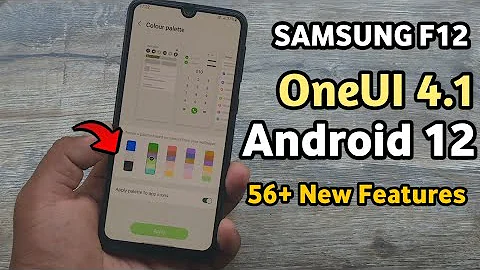 Samsung F12 Android 12 Update New Features | Top 56 Features | OneUI 4.1 Core