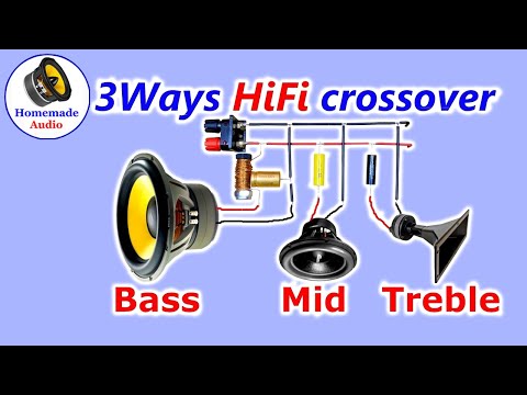 3 Way hifi Speaker crossover