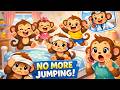Five Little Monkeys Jumping On The Bed Funny Kids Song Nursery Rhymes Baby Songs Pometoons