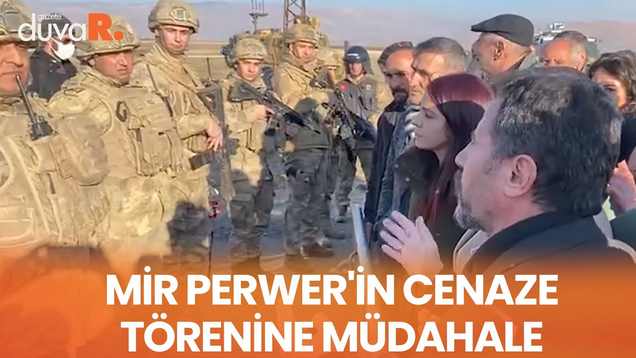 Mir Perwer'in cenaze törenine müdahale: 'Bu insani bir taleptir'
