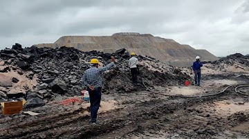 How a blasting happens in opencast coal mines | Open Cast mining blasting | Mining Blasting videos