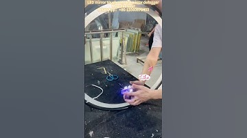 how to install led strip lights, mirror defogger and touch sensor switch on mirror.  #manufacturer