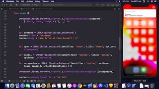 User Notification In SwiftUI - Actions And Categories To Notifications In SwiftUI - SwiftUI Tutorial