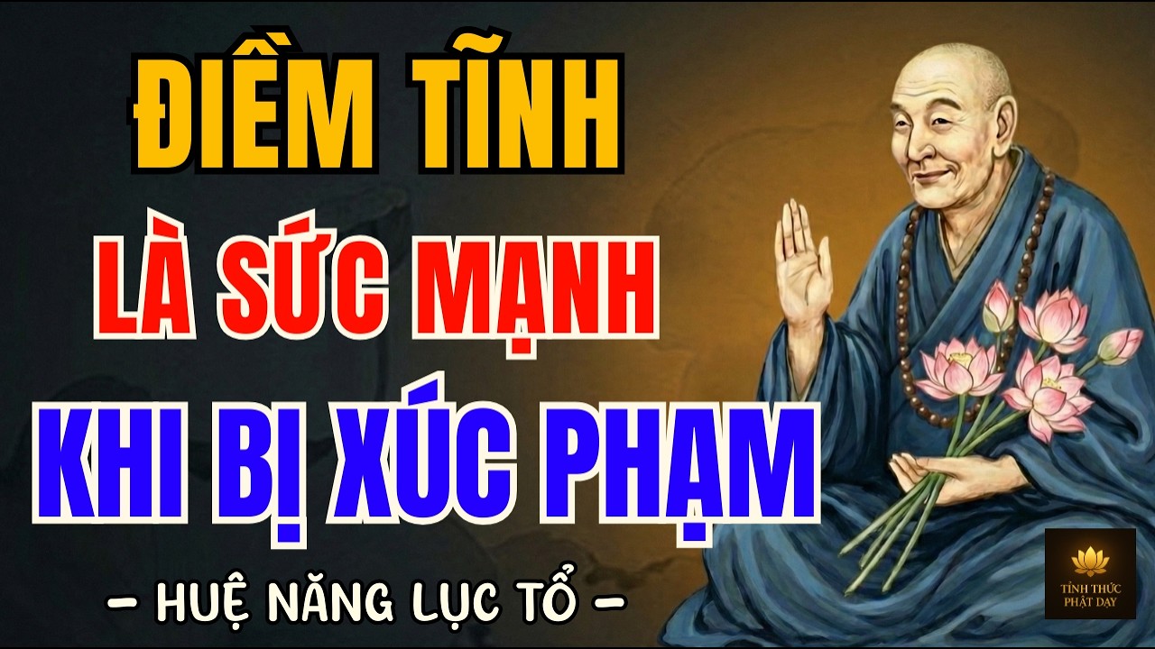 HUỆ NĂNG LỤC TỔ: NGƯỜI KHÔN KHÔNG HƠN THUA KHI BỊ XÚC PHẠM – ĐIỀM TĨNH LÀ SỨC MẠNH LỚN NHẤT