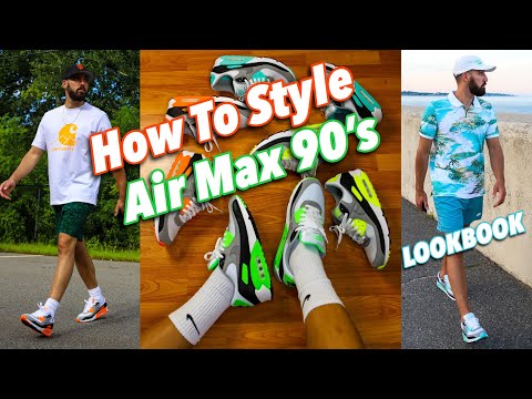 HOW TO STYLE NIKE AIR MAX 90 SNEAKERS - NIKE LOOKBOOK - AIRMAX 90'S ON FEET