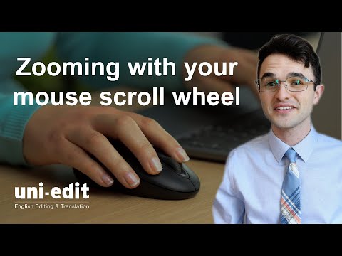 How to use your mouse scroll wheel to zoom