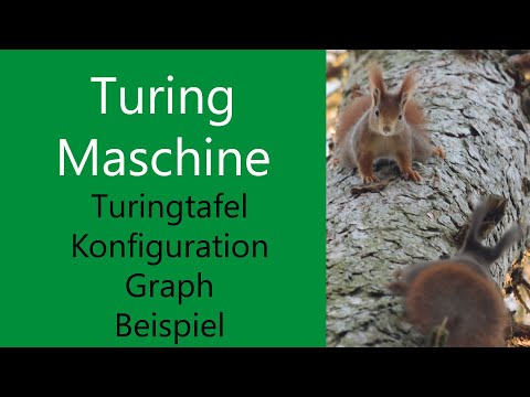 Turingmaschine - Turingtafel, Konfiguartion, Graph und Beispiel