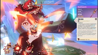 HU TAO NUKE with DeathMatch  Hu Tao's Burst! Genshin Impact