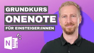 Microsoft OneNote Grundlagen Komplettkurs  Einführung in OneNote  Tutorial für Einsteiger:innen