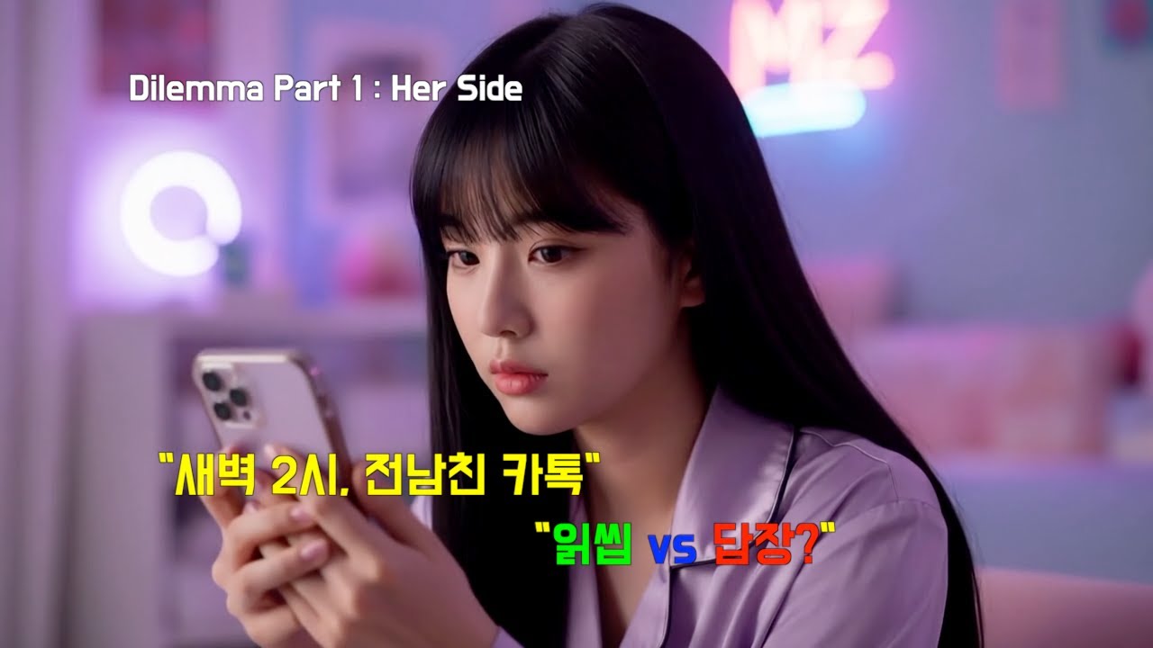 Dilemma Part 1 : Her Side / 전남친한테 새벽 2시에 "자니?" 카톡이 왔다...🔥 / Urban R&B