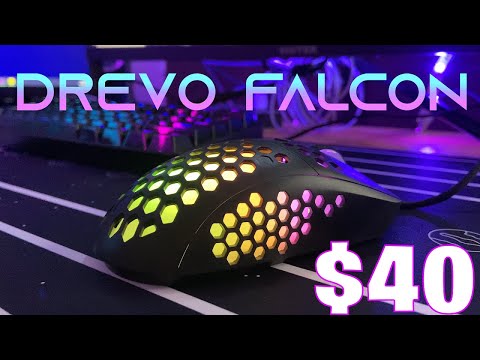 Drevo Falcon Mouse Review: BUDGET GOODNESS + AWESOME SHAPE!