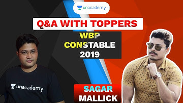 WBP Constable Topper (2019) Sagar Mallick in conversation with Susovan Roy | Unacademy WBPSC