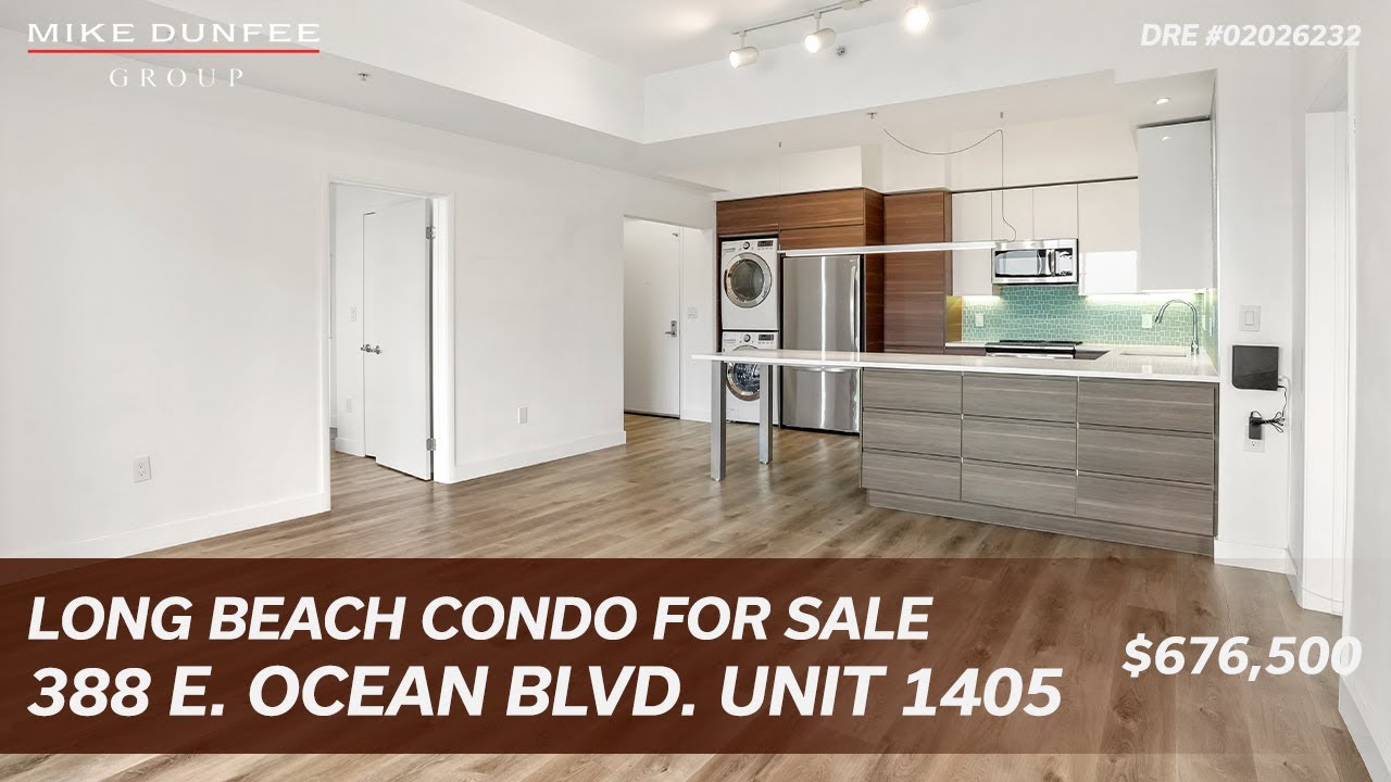 Downtown Long Beach Condo for Sale 388 E. Ocean Blvd. Unit 1405 YouTube