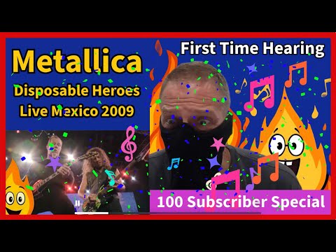 Metallica – Disposable Heroes Live Mexico City 2009 REACTION ⚡ | 100 Subscriber Special 🥳🔥