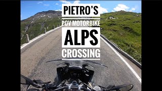 Motorbike POV across the Alps - Mesmerising