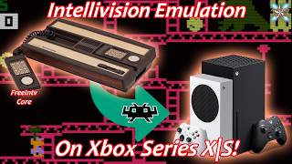 [Xbox Series X|S] Retroarch Intellivision Emulation Setup Guide (FreeIntv Core) - 2026 Edition