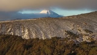 Ruapehu snowfall by drone 21 May 2017